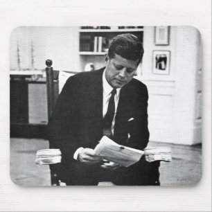 Alfombrilla De Ratón Fotografía de John F. Kennedy 2