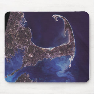 Alfombrilla De Ratón Fotografía del satélite de Cape Cod