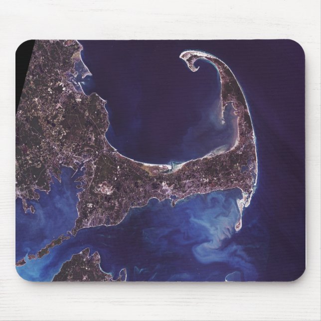Alfombrilla De Ratón Fotografía del satélite de Cape Cod (Frente)