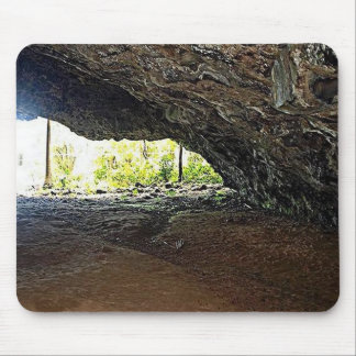 Alfombrilla De Ratón Fotografía dentro de la cueva en una