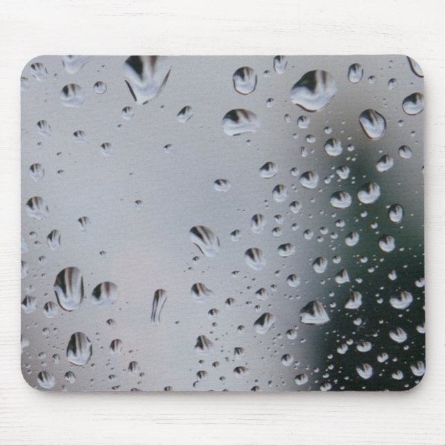 Alfombrilla De Ratón Fotografía MousePad de las gotitas de agua de (Frente)