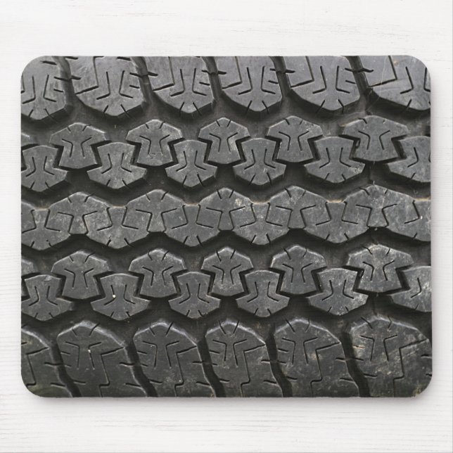Alfombrilla De Ratón Fotografía negra Mousepad de la pisada del (Frente)