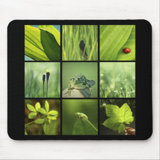 Alfombrilla De Ratón fotos verdes Mousepad de la naturaleza 3x3