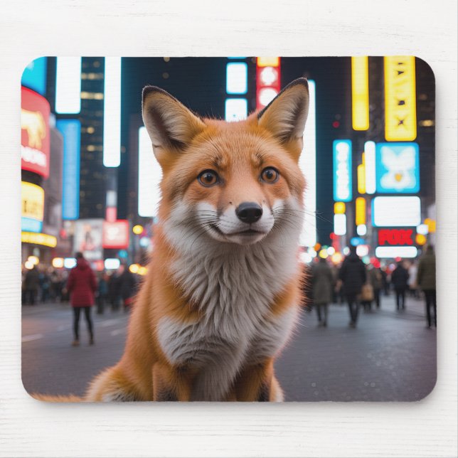 Alfombrilla De Ratón Fox en Times Square (Frente)