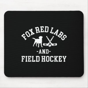 Alfombrilla De Ratón Fox Red Labs Y Hockey Sobre Hierba Lab Papá Mamá N