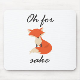 Alfombrilla De Ratón Fox Sake Mousepad