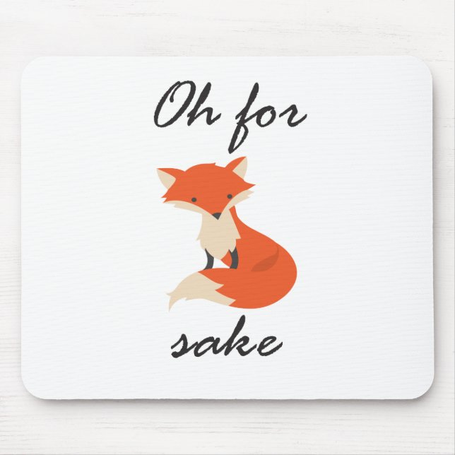 Alfombrilla De Ratón Fox Sake Mousepad (Frente)