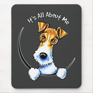 Alfombrilla De Ratón Fox terrier IAAM del alambre