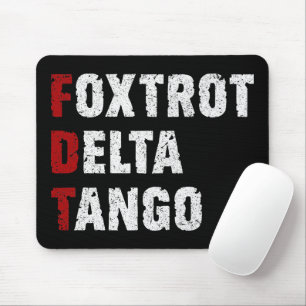 Alfombrilla De Ratón Foxtrot Delta Tango