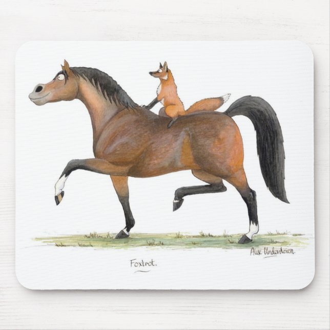 Alfombrilla De Ratón "Foxtrot" Mousepad (Frente)