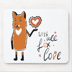 Alfombrilla De Ratón Foxy Love
