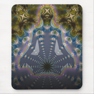Alfombrilla De Ratón Fractal Chakra Yoga Meditation Mousepad