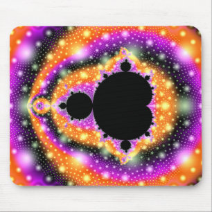 Alfombrilla De Ratón Fractal cósmico Mousepad de la fruta