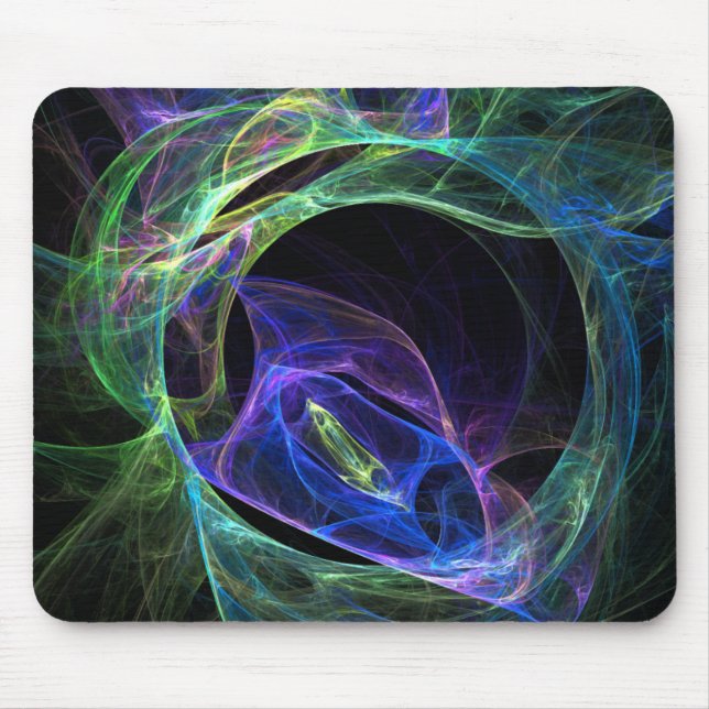 Alfombrilla De Ratón Fractal de la energía (Frente)