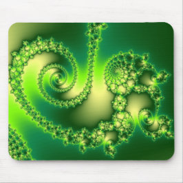 Alfombrilla De Ratón Fractal del Día de San Patricio