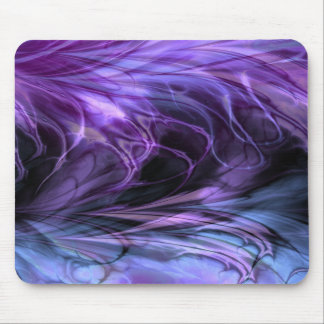 Alfombrilla De Ratón Fractal Mousepad púrpura de mármol