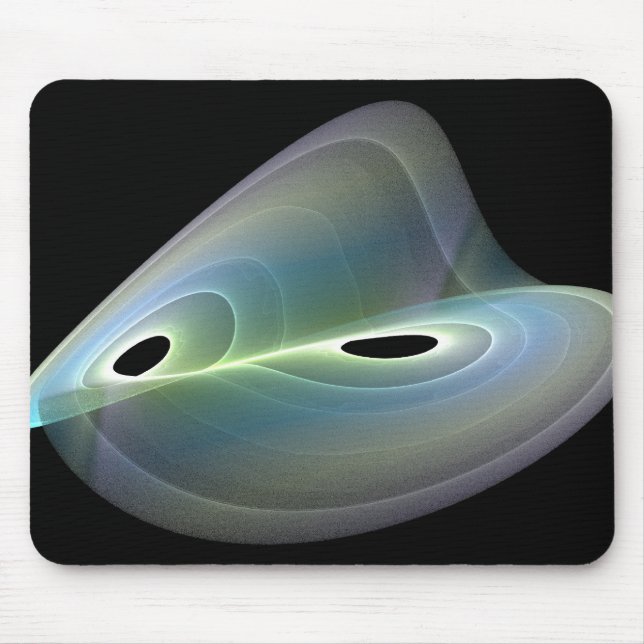 Alfombrilla De Ratón fractal pastel (Frente)