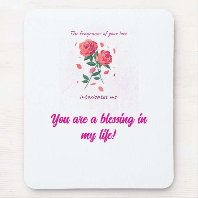 Alfombrilla De Ratón fragancia de amor (Frente)
