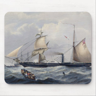 Alfombrilla De Ratón Fragata de Ciclistas HMS 1839