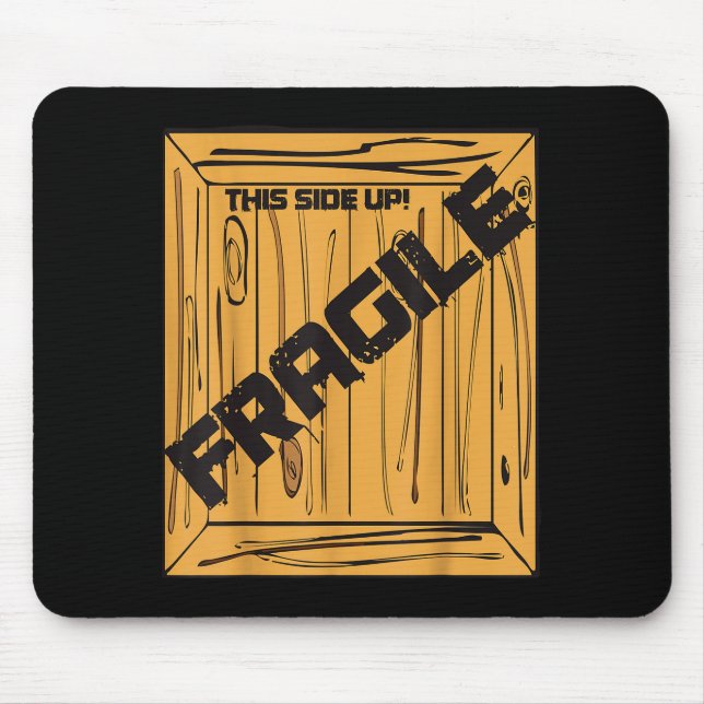 Alfombrilla De Ratón Fragile Shirt Halloween Christmas Costume Movie Sh (Frente)