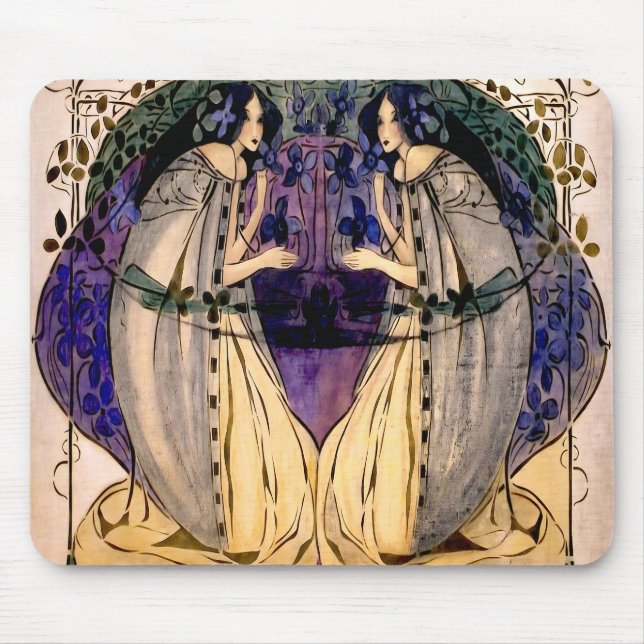 Alfombrilla De Ratón Frances MacDonald - Primavera (Frente)