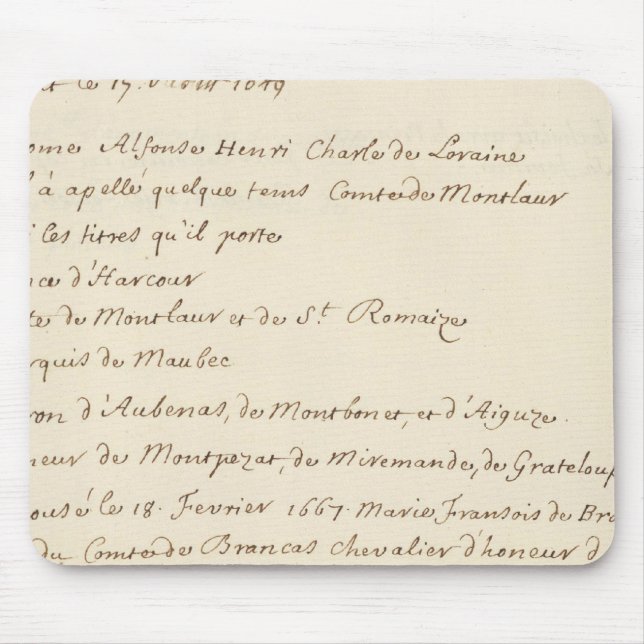 Alfombrilla De Ratón Francia 20 (Frente)