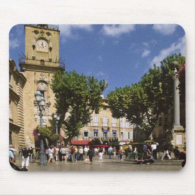 Alfombrilla De Ratón Francia, Aix en Provence, La Place de la Maire (Frente)