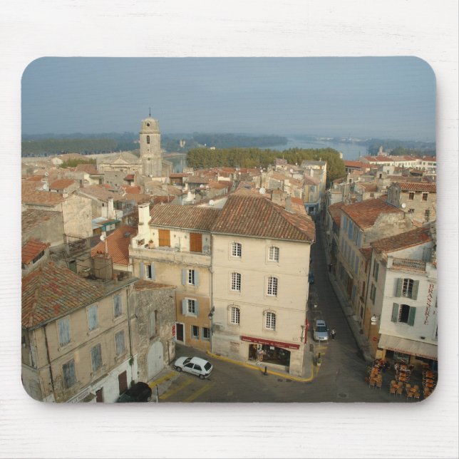 Alfombrilla De Ratón Francia, Arles, Provenza, vistas a la ciudad desde (Frente)