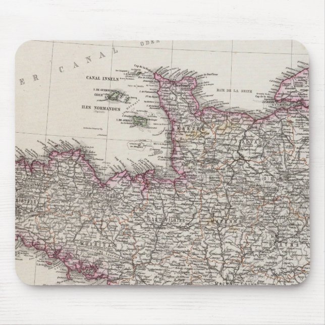 Alfombrilla De Ratón Francia, cuatro hojas, hoja 1 (Frente)