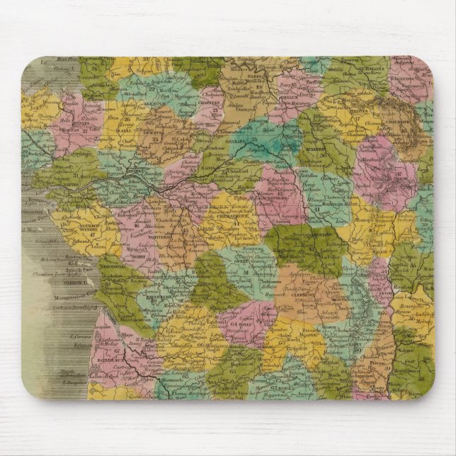 Alfombrilla De Ratón Francia En Departamentos (Frente)