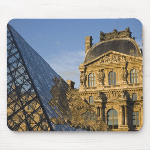 Alfombrilla De Ratón Francia, París, museo del Louvre y la pirámide,