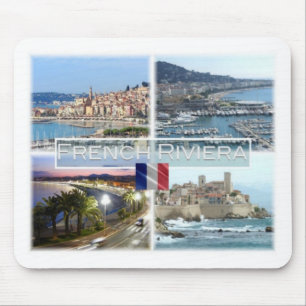 Alfombrilla De Ratón Francia - Riviera francesa - Cô te d'Azur -