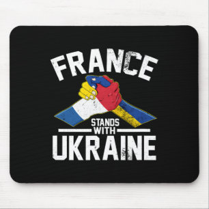 Alfombrilla De Ratón Francia se pone del lado de Ucrania Bandera france