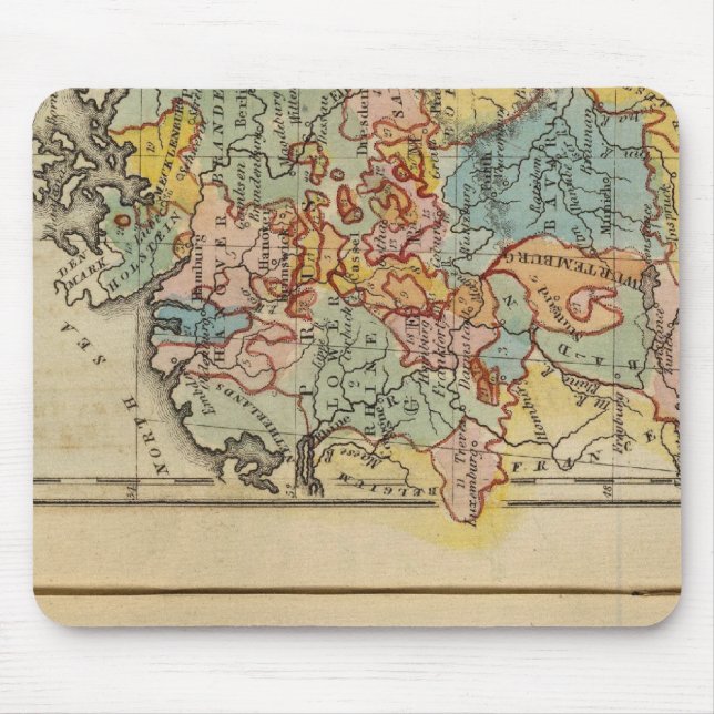 Alfombrilla De Ratón Francia, Suiza, Alemania (Frente)