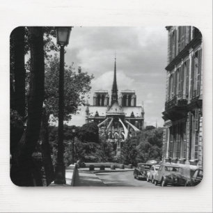 Alfombrilla De Ratón Francia vintage París notre dame isla saint louis