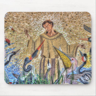 Alfombrilla De Ratón Francisco Del Mosaico De Asís