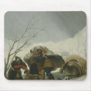 Alfombrilla De Ratón Francisco Goya - Escena de invierno