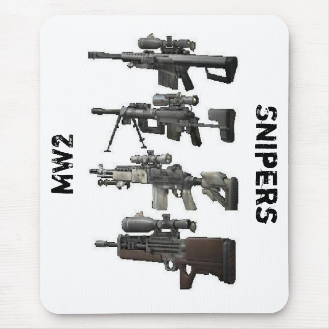 Alfombrilla De Ratón Francotiradores MW2 (Frente)