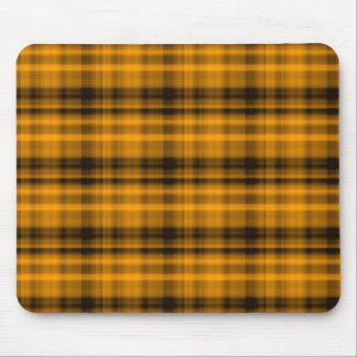 Alfombrilla De Ratón Franela anaranjada y negra Mousepad