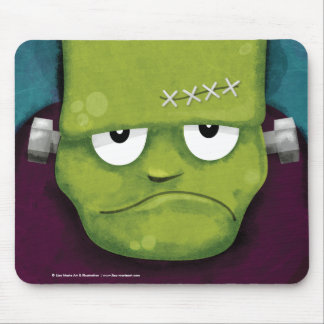 Alfombrilla De Ratón Frankenstein gruñón Halloween Mousepads