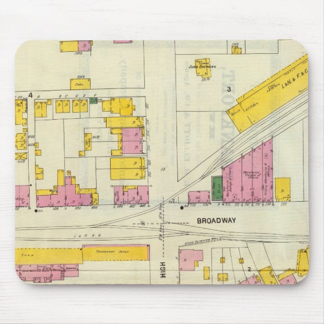 Alfombrilla De Ratón Frankfort, Kentucky (Frente)