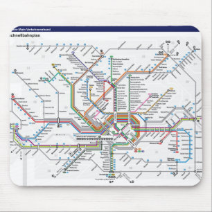 Alfombrilla De Ratón Frankfurt metro Mousepad