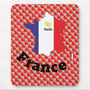 Alfombrilla De Ratón Frankreich - Francia Mousepad