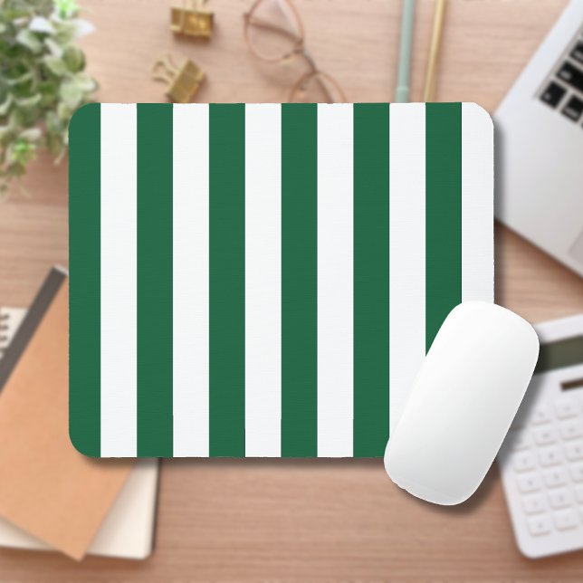 Alfombrilla De Ratón Frasco clásico de época franjas verde y blanca (Subido por el creador)