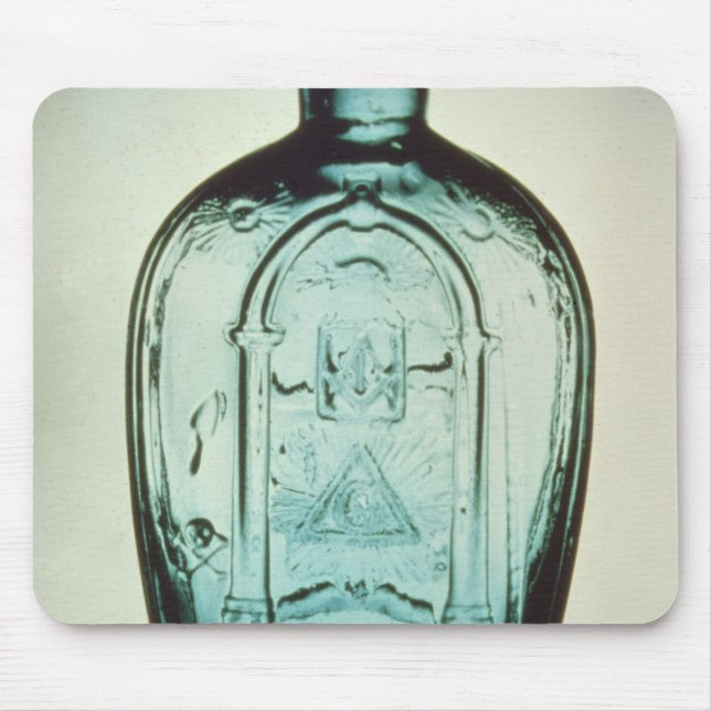 Alfombrilla De Ratón frasco masónico Molde-soplado (Frente)