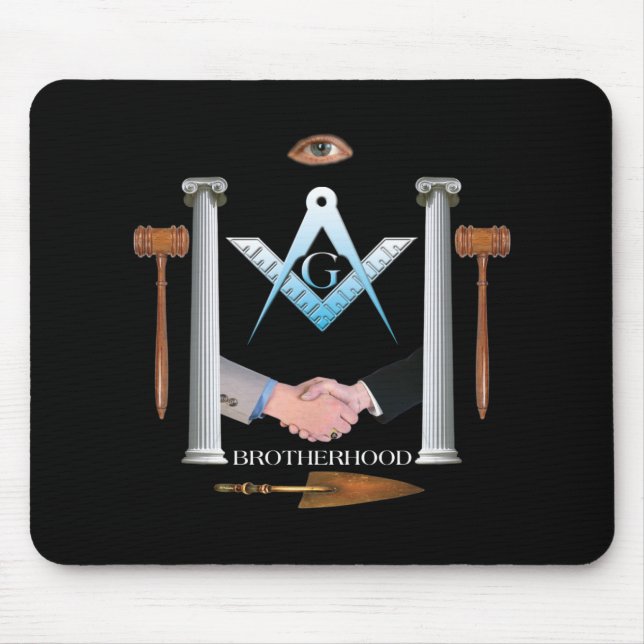 Alfombrilla De Ratón Fraternidad de Freemasons (Frente)