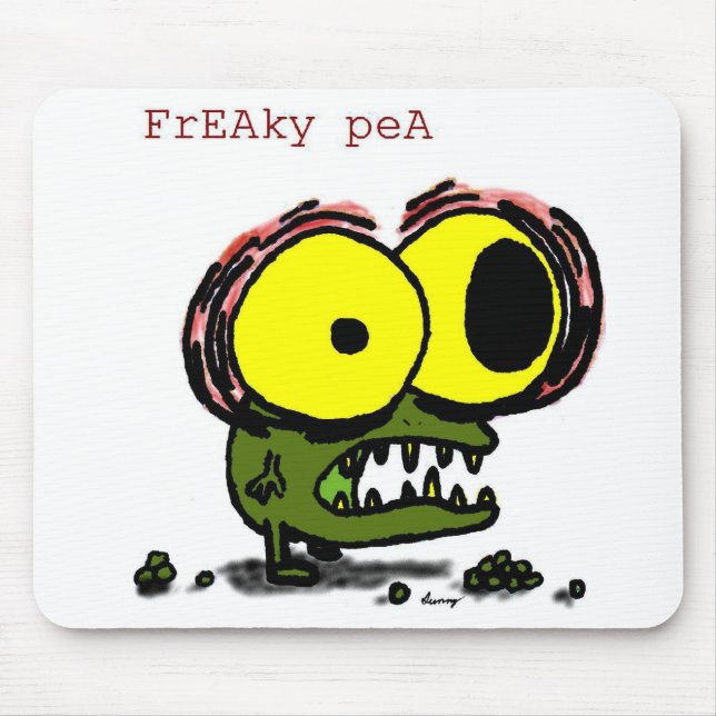 Alfombrilla De Ratón Freaky Pea Mousepad (Frente)