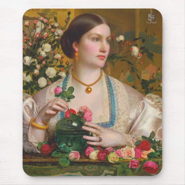 Alfombrilla De Ratón Frederick Sandys Grace Rosa CC0088 (Frente)