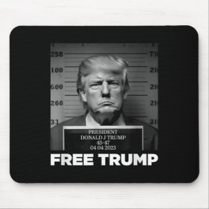 Alfombrilla De Ratón Free Donald Trump Mugshot