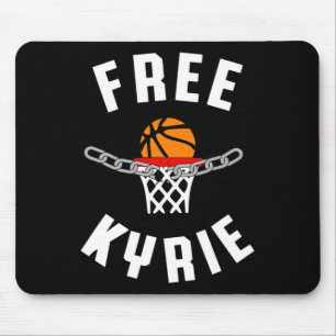 Alfombrilla De Ratón Free Kyrie Free Speech Anti Censorship Fun Basketb